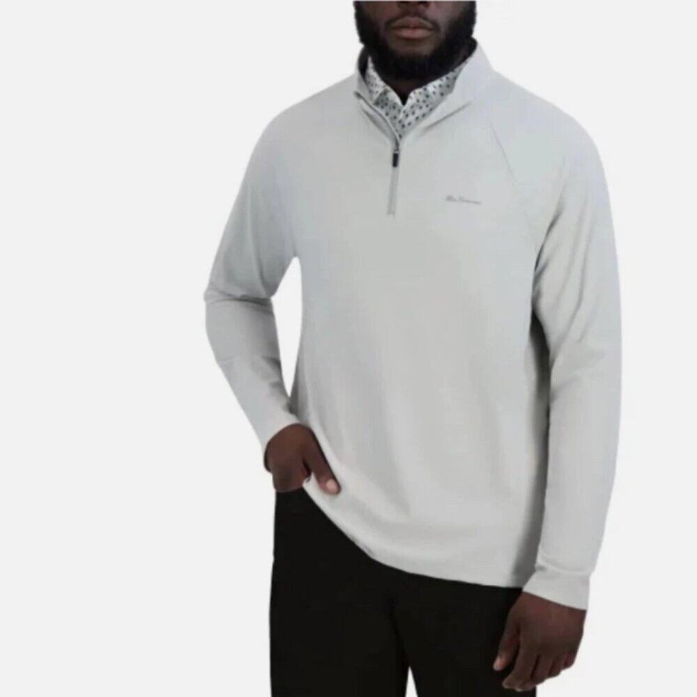 Ben Sherman Sport Men's Active Stretch 1/4 Zip Long Sleeve Shirt Size XL NWT